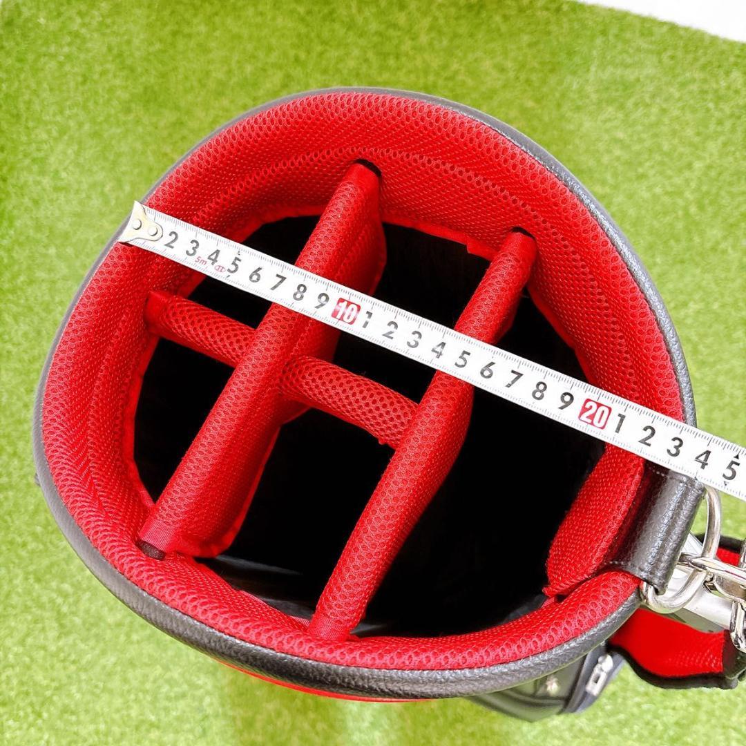 美品 HONMA ホンマ キャディバッグ 合皮 PUレザー 本間 ゴルフバッグ