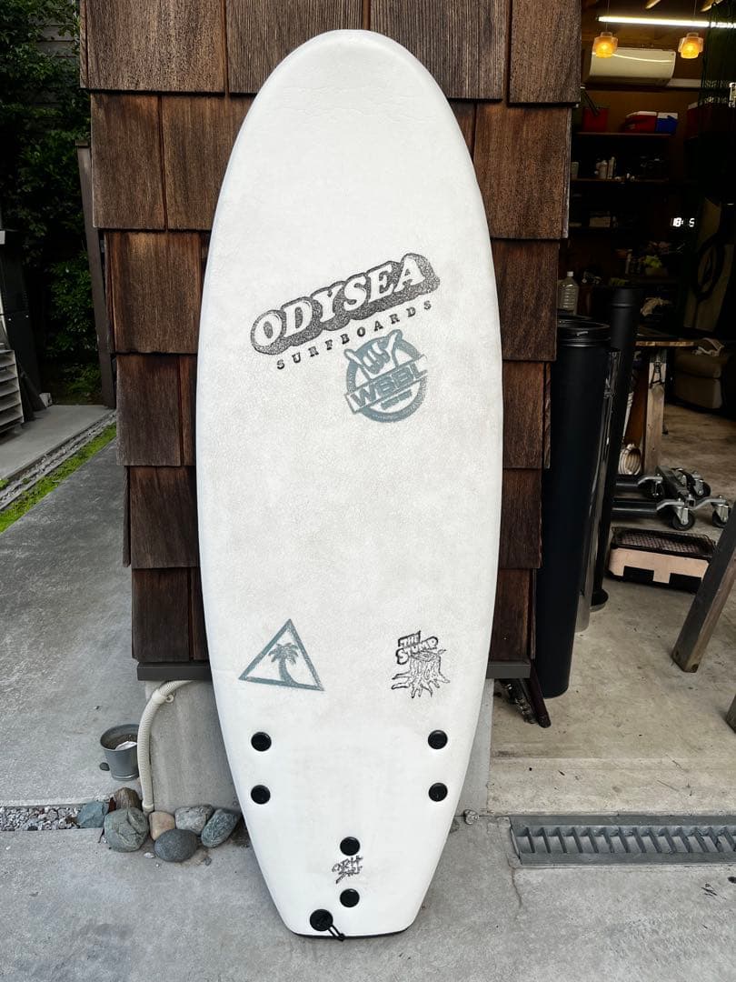 otsuODYSEA ショートボード 3フィン ホワイト