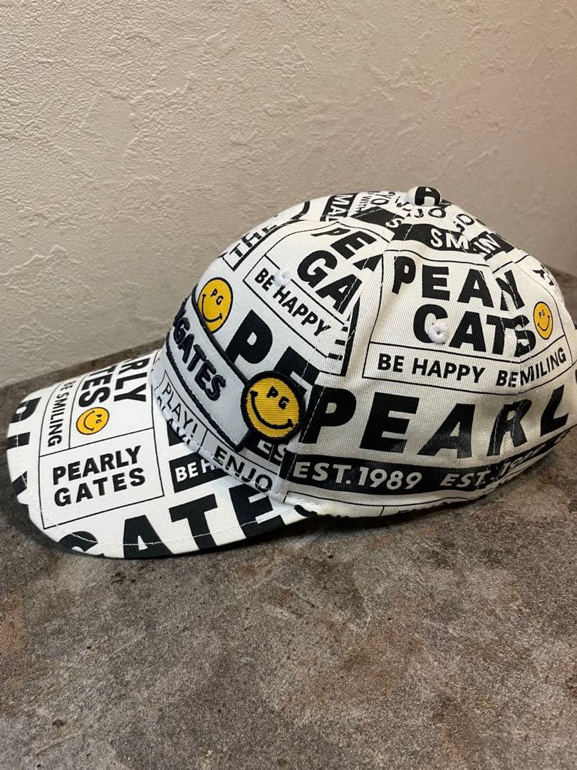 PEARLY GATES ロゴキャップ /バイザー