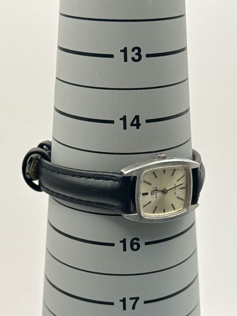 【稼動品】OMEGA デ・ヴィル 手巻き シルバー文字盤 新品ベルト オメガ