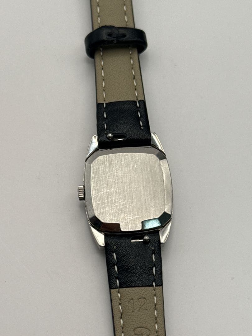 【稼動品】OMEGA デ・ヴィル 手巻き シルバー文字盤 新品ベルト オメガ