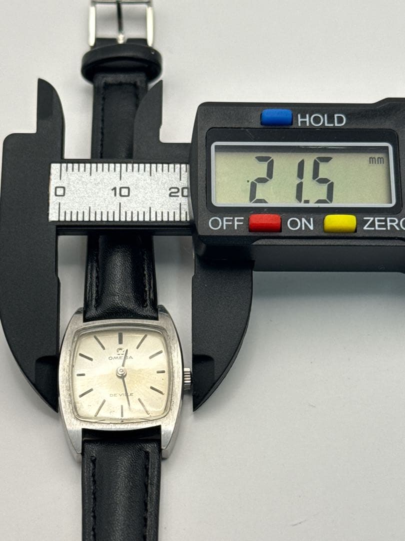 【稼動品】OMEGA デ・ヴィル 手巻き シルバー文字盤 新品ベルト オメガ