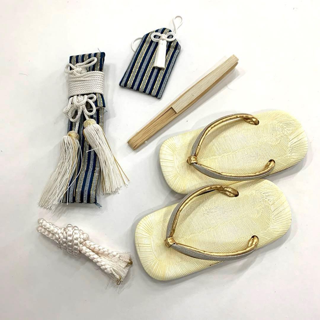 I*U様 袴セット10点セット 男の子 七五三 3歳 記念 和装 風神雷神 紫