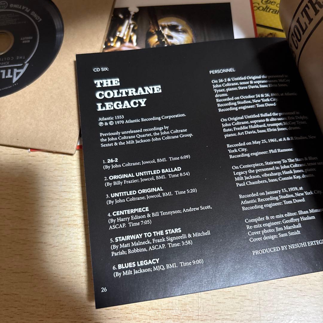 ジョン・コルトレーン Atlantic Years in Mono CD6枚組