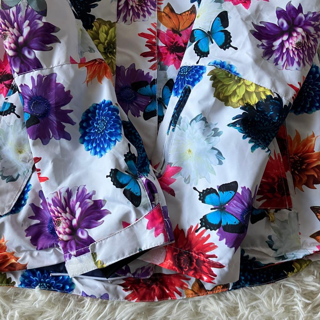 #1i✨ROXY ロキシー✨蜷川実花 花柄スノボウェア ジャケット レディースL