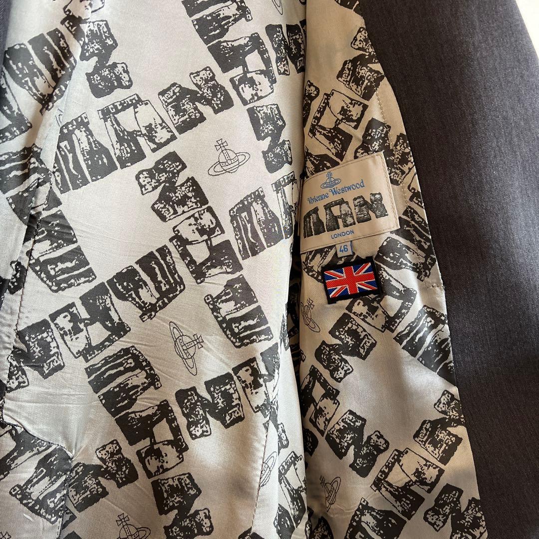 【Ytraaa】vivienne westwood MANグレー スーツ