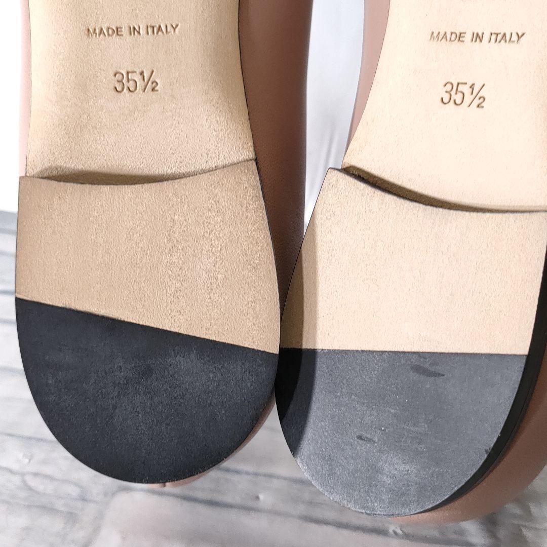 新品✨JIMMY CHOO　BERTELLE FLAT　レザー　リボン　ピンク