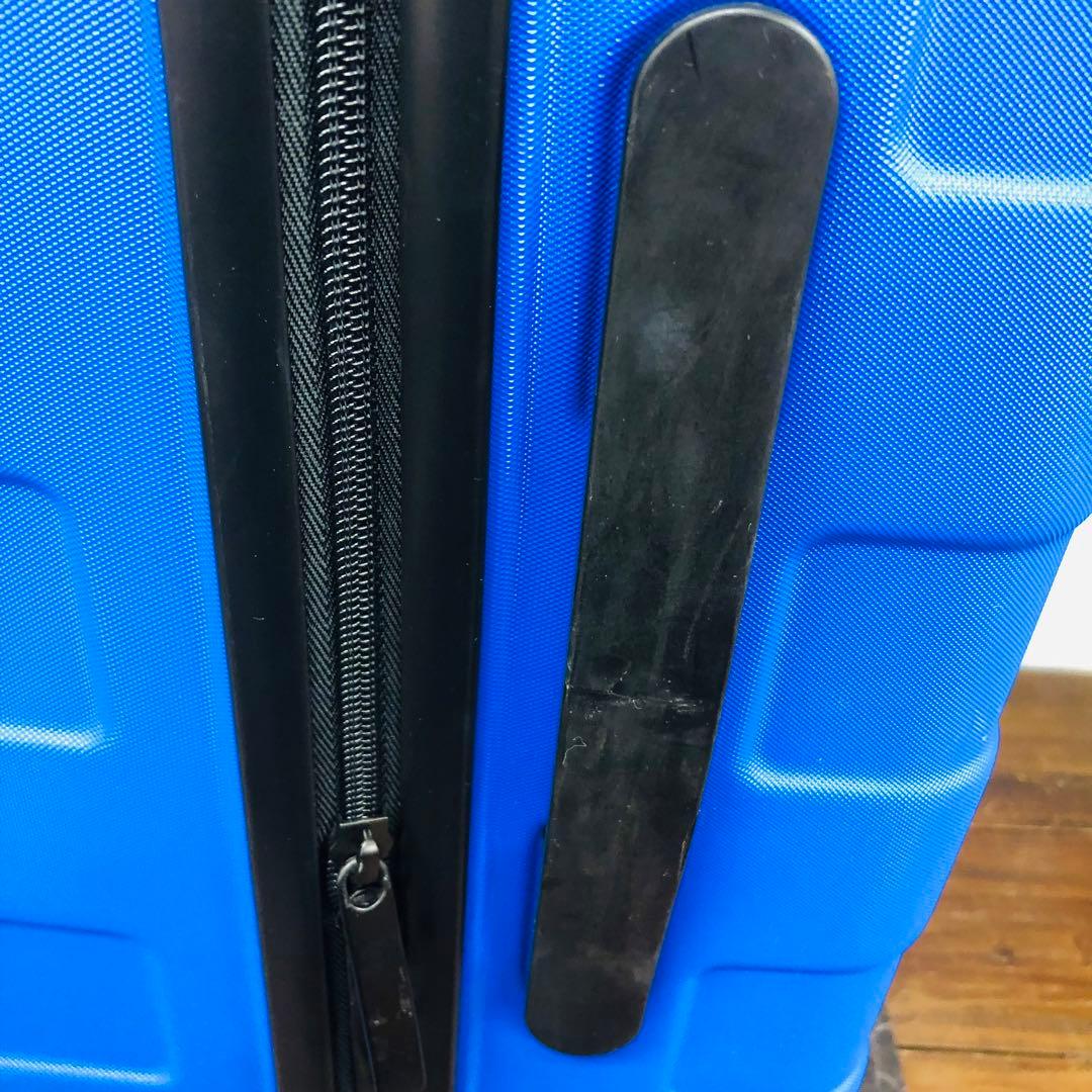 F241⭐️希少⭐️無印良品　MUJI 中型（64L）スーツケース　ブルー