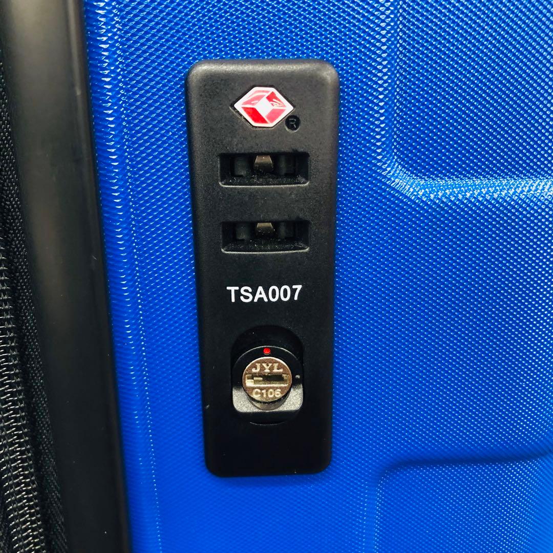 F241⭐️希少⭐️無印良品　MUJI 中型（64L）スーツケース　ブルー