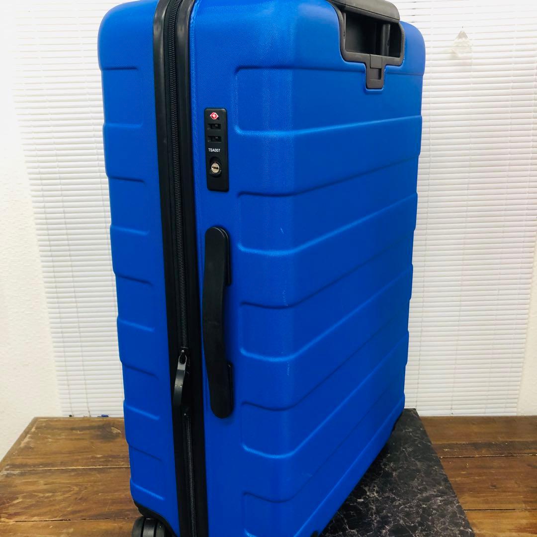 F241⭐️希少⭐️無印良品　MUJI 中型（64L）スーツケース　ブルー