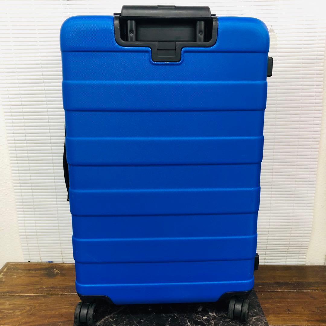 F241⭐️希少⭐️無印良品　MUJI 中型（64L）スーツケース　ブルー