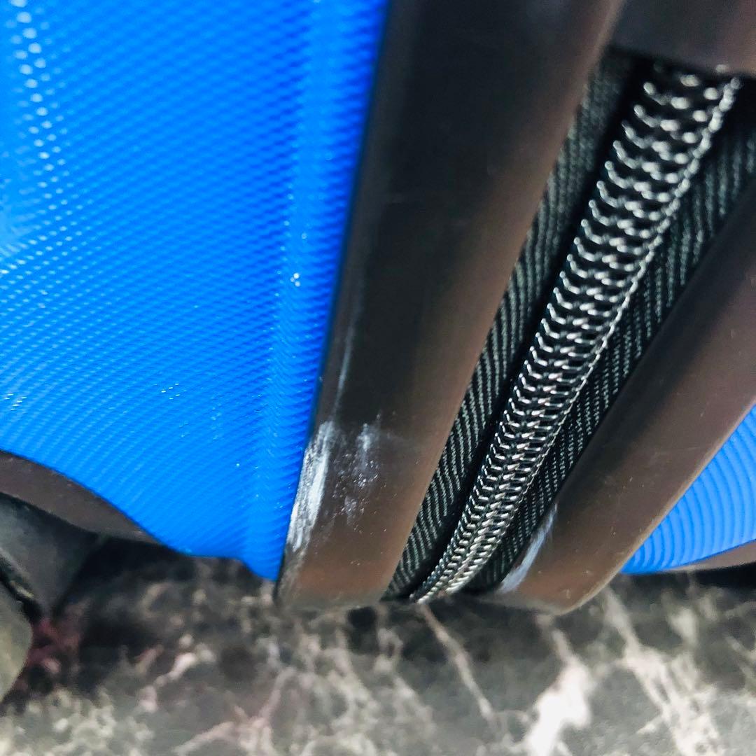 F241⭐️希少⭐️無印良品　MUJI 中型（64L）スーツケース　ブルー