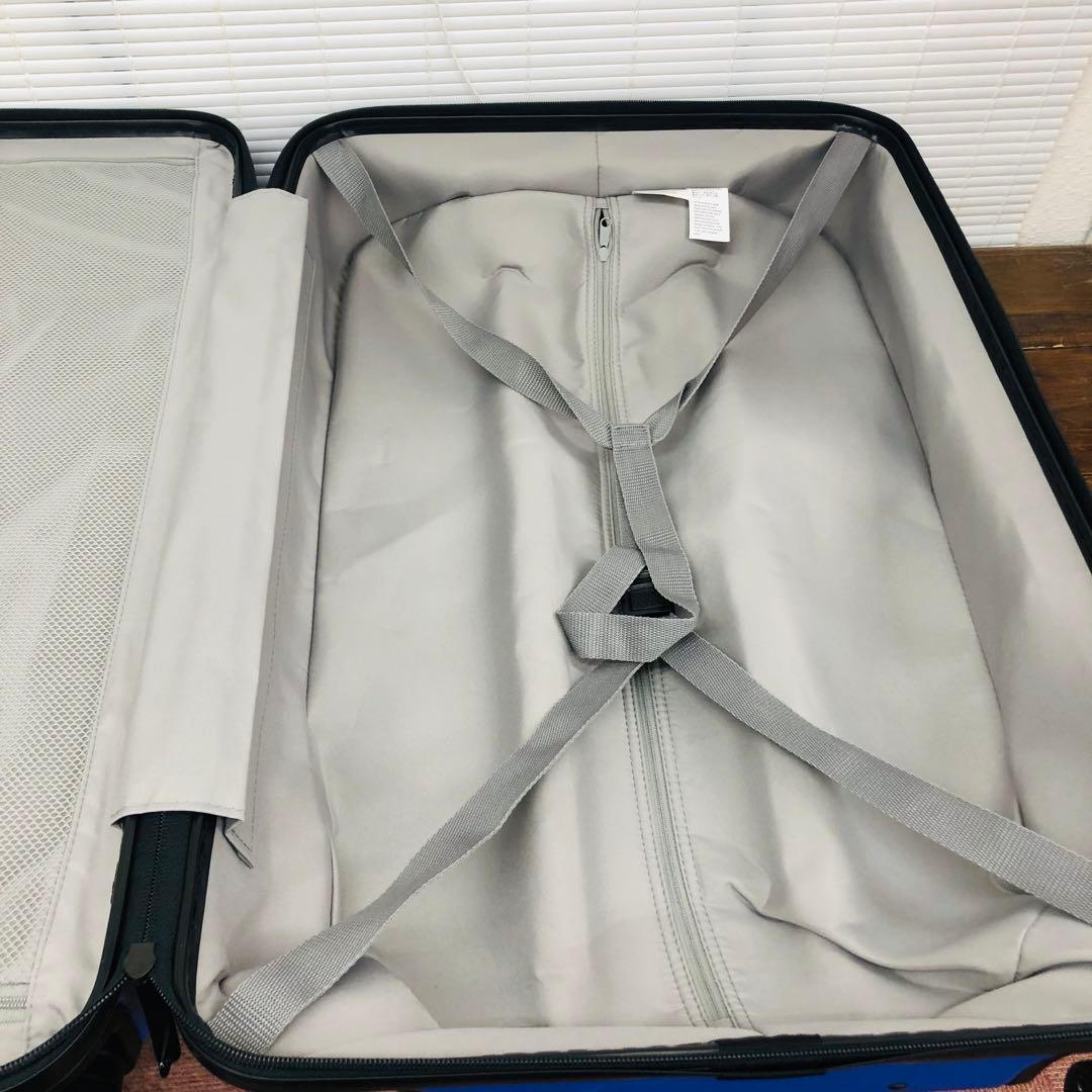 F241⭐️希少⭐️無印良品　MUJI 中型（64L）スーツケース　ブルー