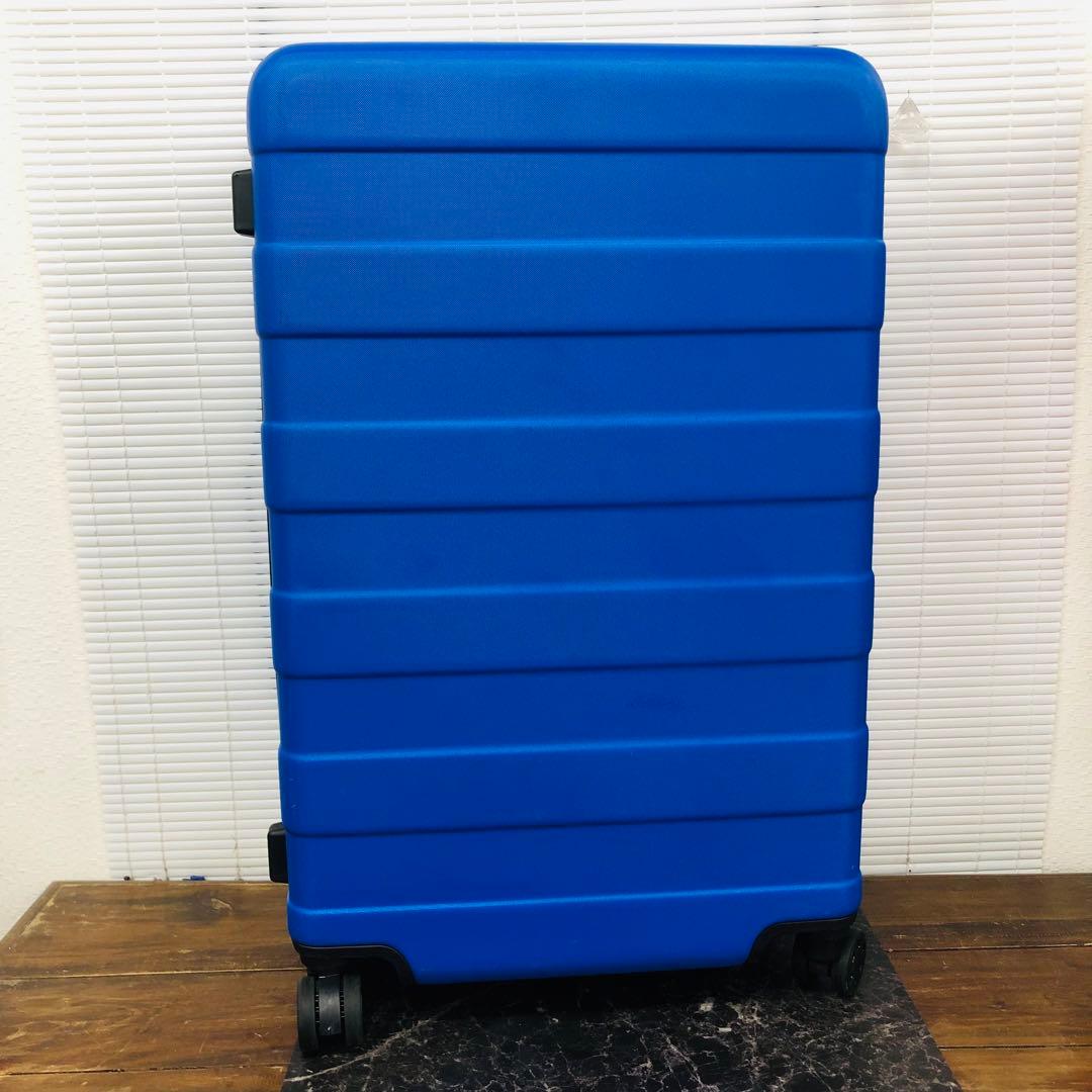 F241⭐️希少⭐️無印良品　MUJI 中型（64L）スーツケース　ブルー