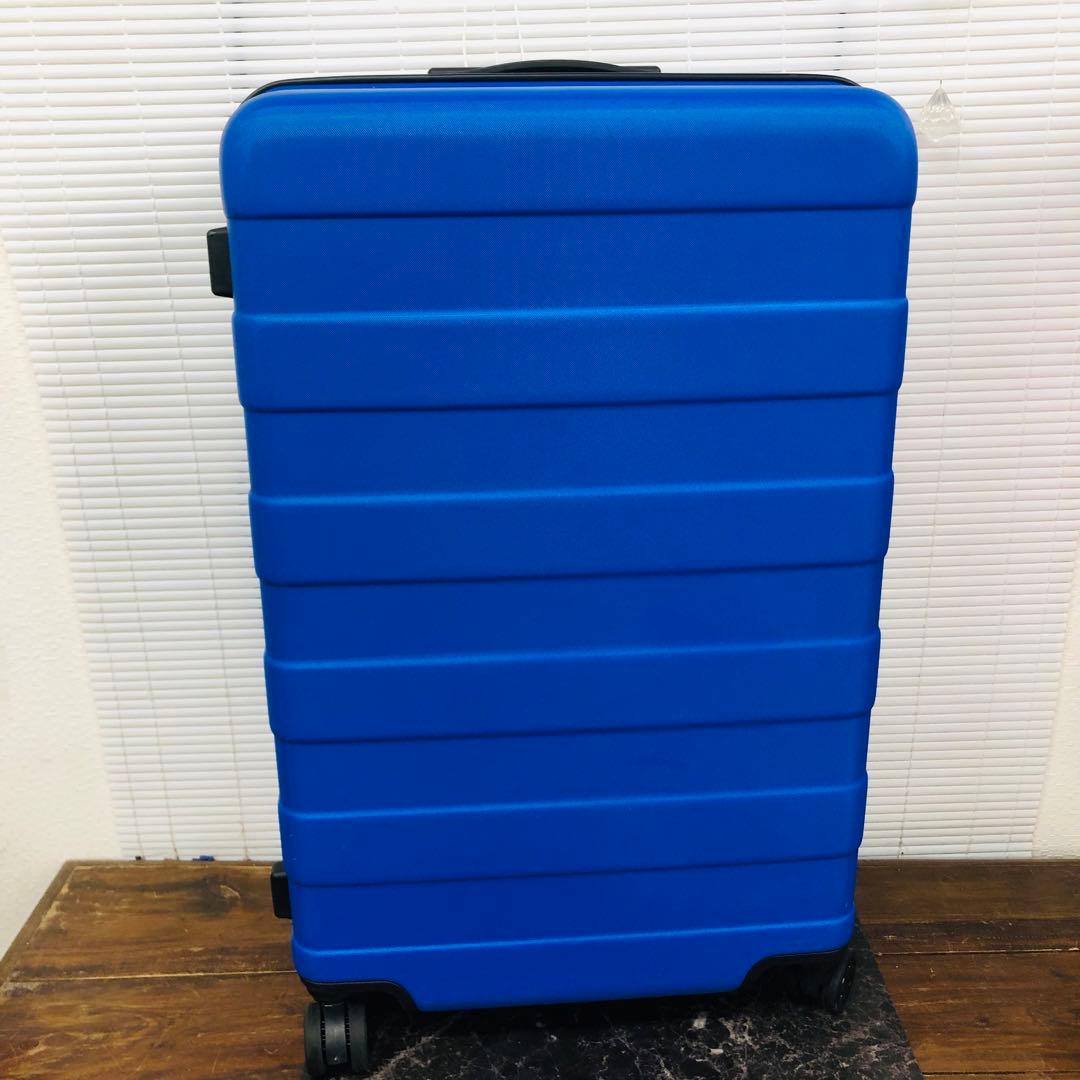 F241⭐️希少⭐️無印良品　MUJI 中型（64L）スーツケース　ブルー