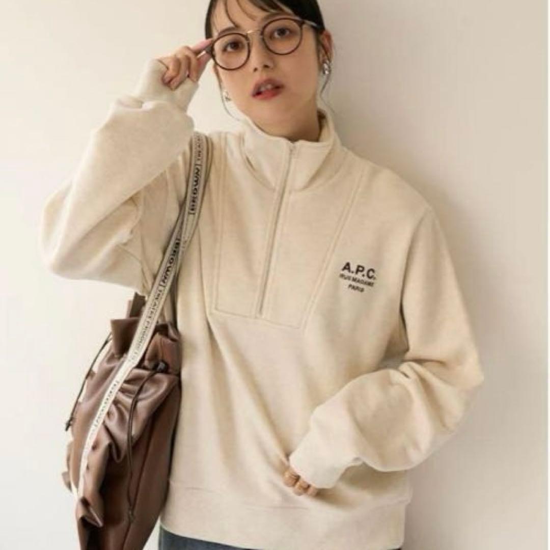 FREAK'S STORE .A.P.C. ハーフジップ スウェット⭐︎
