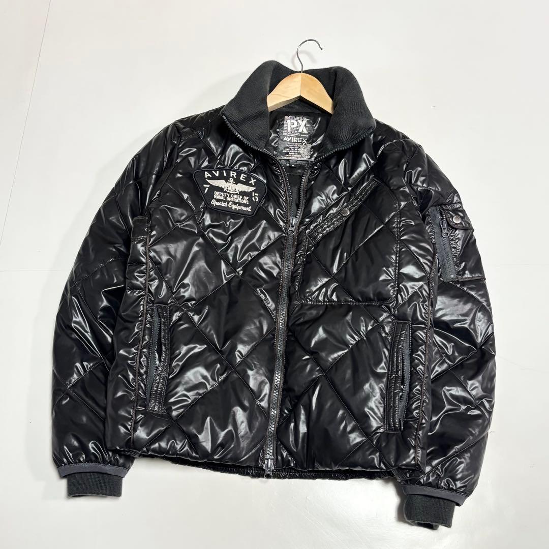 R.T AVIREX　USN　アビレックス　キルティング中綿ジャケット　ジ