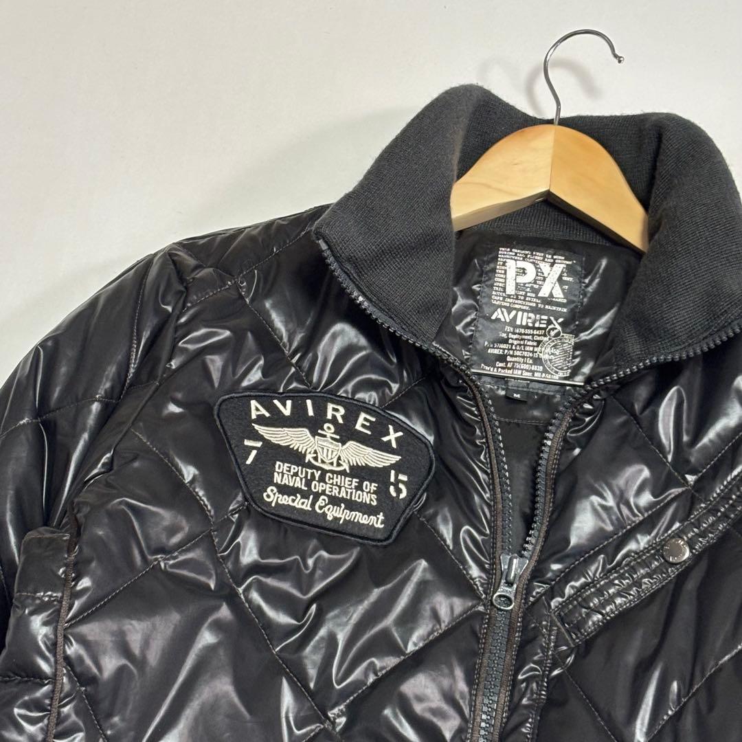 R.T AVIREX　USN　アビレックス　キルティング中綿ジャケット　ジ