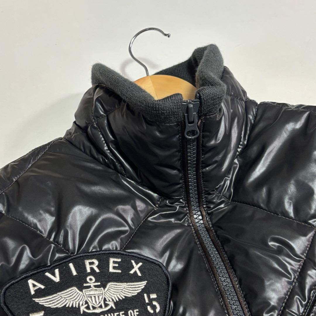 R.T AVIREX　USN　アビレックス　キルティング中綿ジャケット　ジ