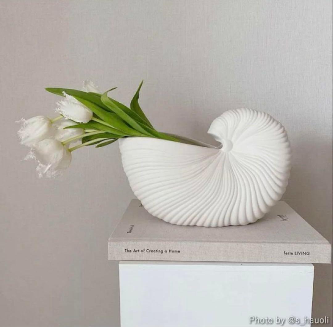 Ferm Living ファームリビング Shell Pot オフホワイト