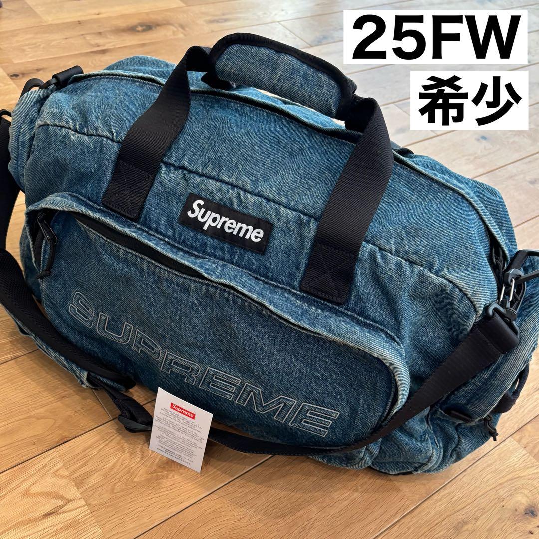 【美品】新作 Supreme Denim Duffle Bag 25FW デニム