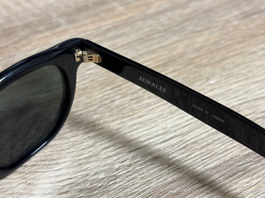AURALEE ブラック サングラス オーバル