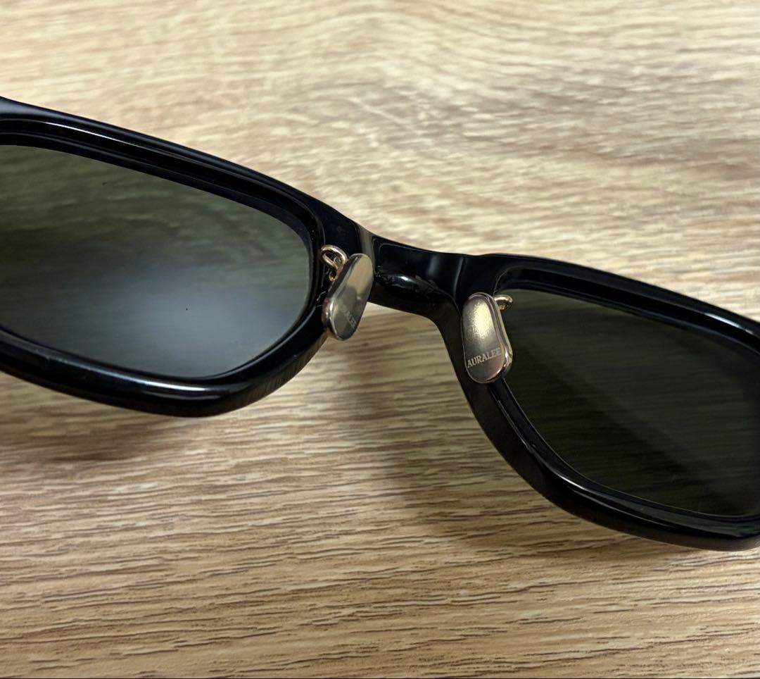 AURALEE ブラック サングラス オーバル
