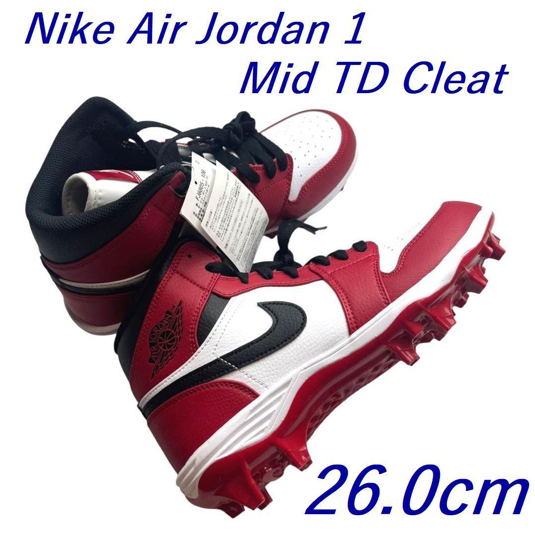 A新品 26.0cm ナイキ エアジョーダン1 ミッド クリート FJ6805