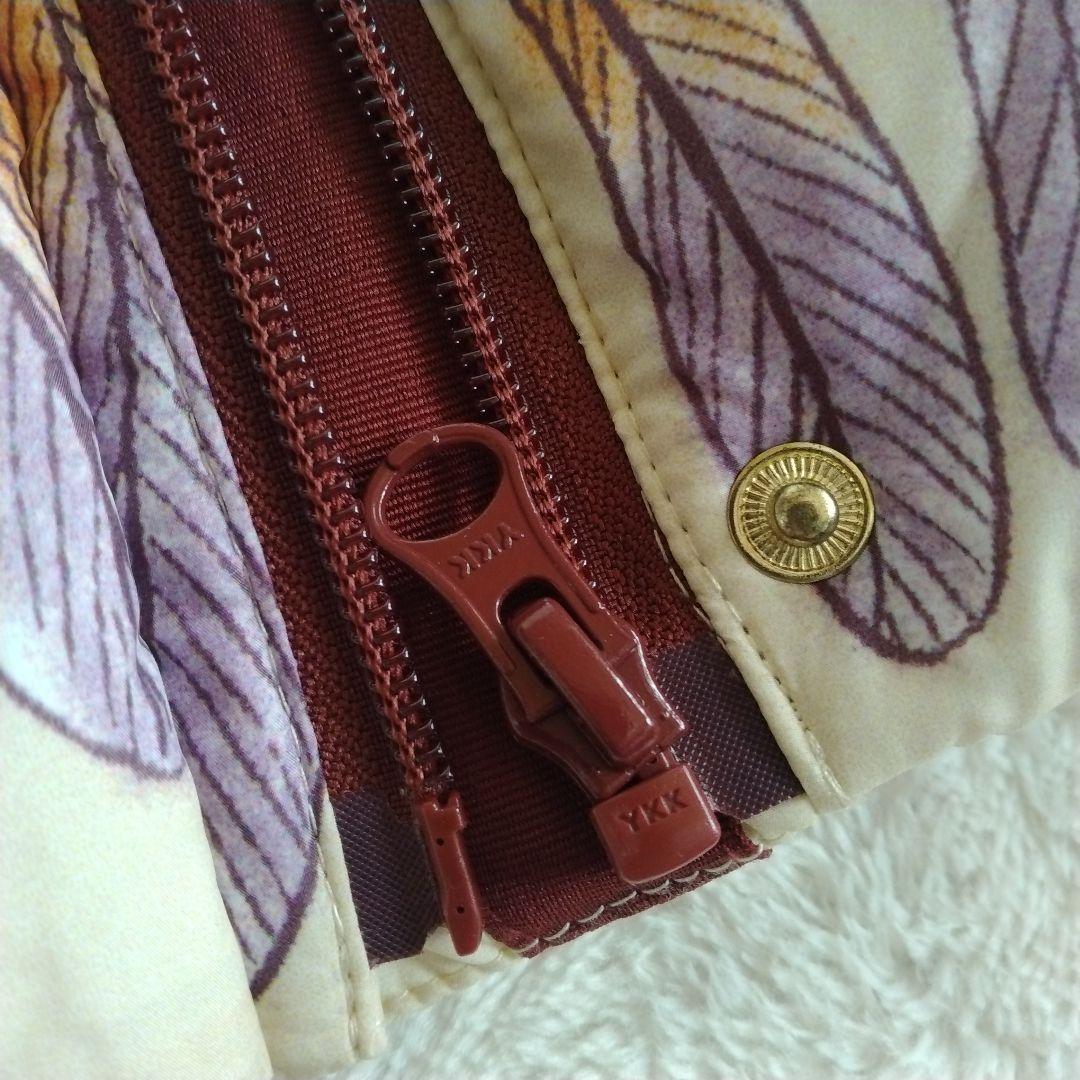 【ツモリチサト ニコアンド コラボ】未使用 タグ付き 中綿 ベスト 総柄