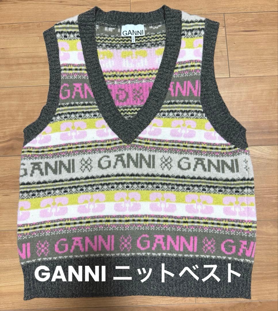 【即購入可】GANNI ニットベスト　ベスト