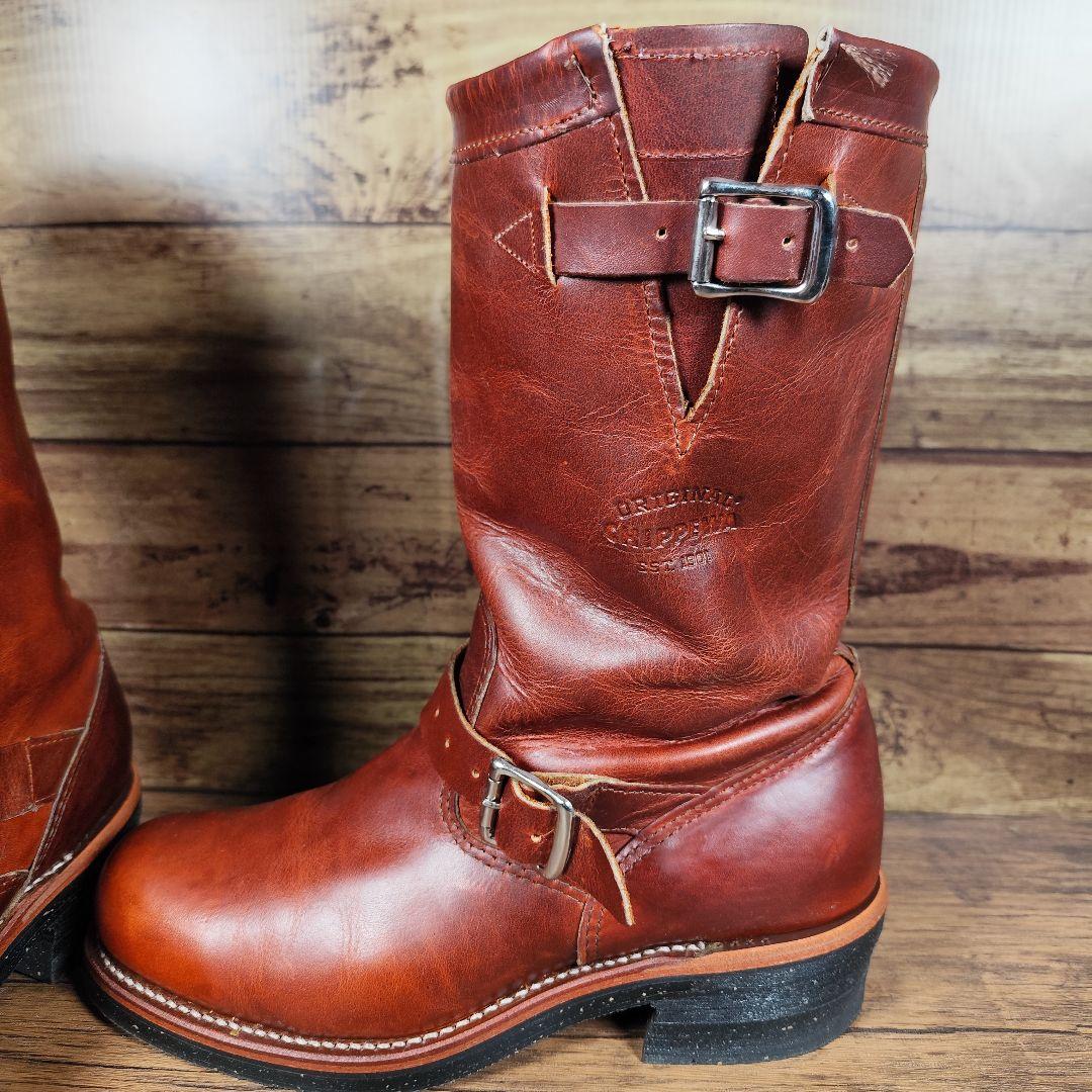 ★黒タグ★ Chippewa 1901M05 エンジニアブーツ タンレネゲード