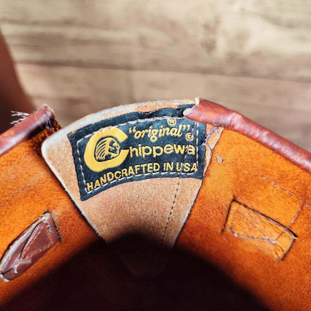 ★黒タグ★ Chippewa 1901M05 エンジニアブーツ タンレネゲード