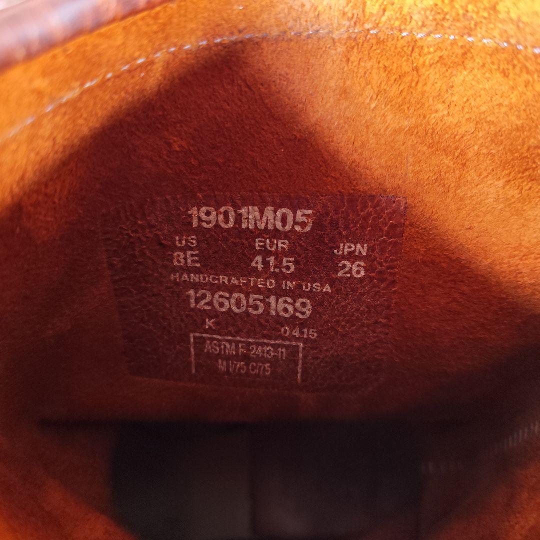 ★黒タグ★ Chippewa 1901M05 エンジニアブーツ タンレネゲード