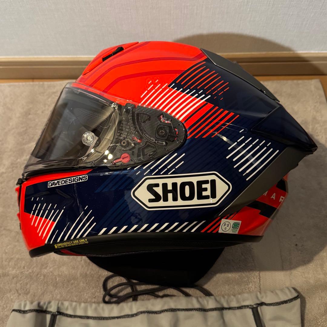 使用少SHOEI X-15 x-fifteenマルケス8 ヘルメット