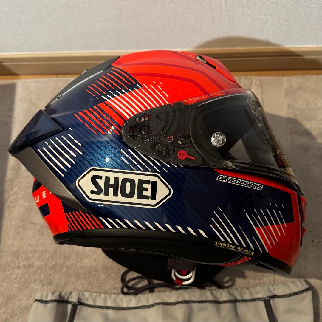 使用少SHOEI X-15 x-fifteenマルケス8 ヘルメット