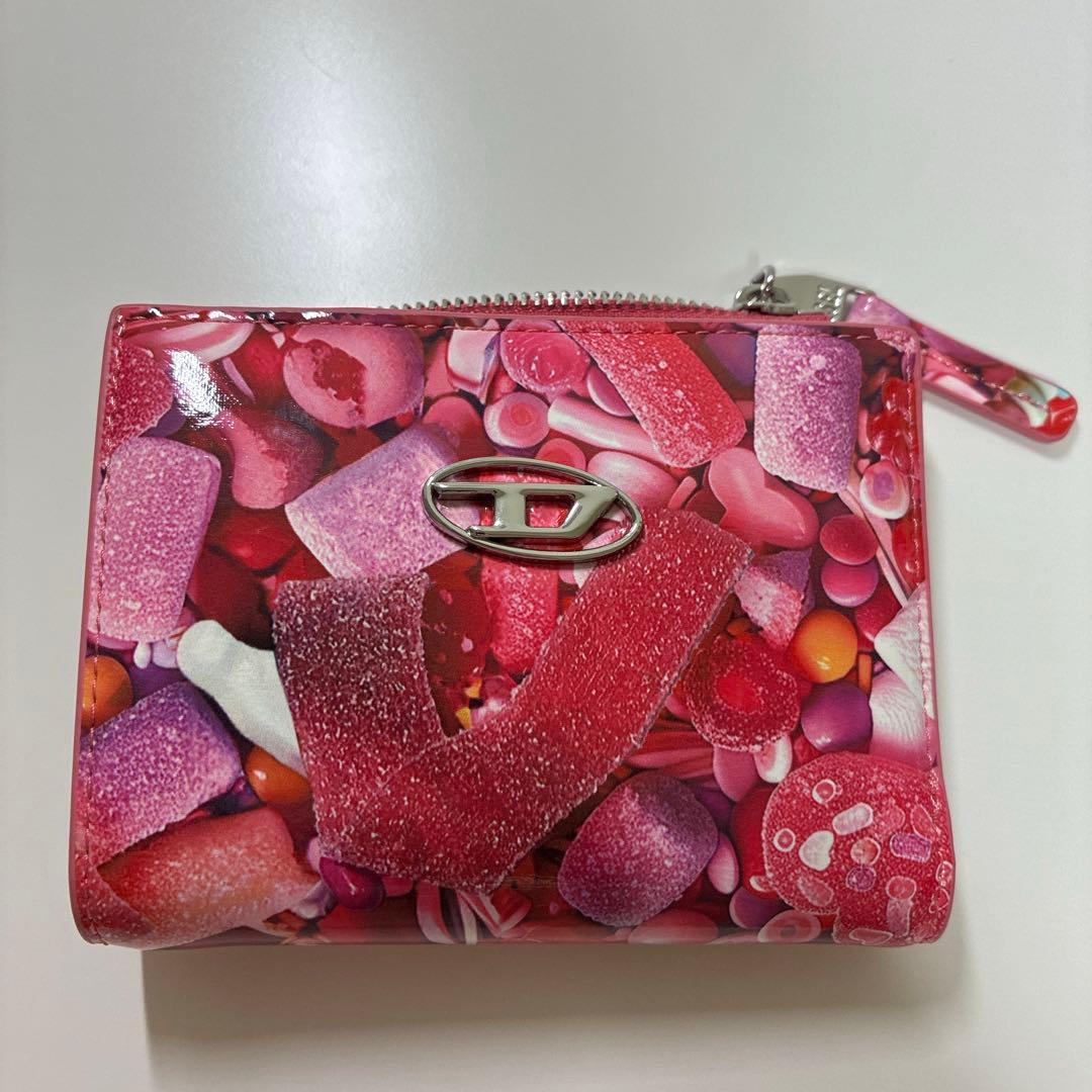 DIESEL キャンディー柄 二つ折り財布
