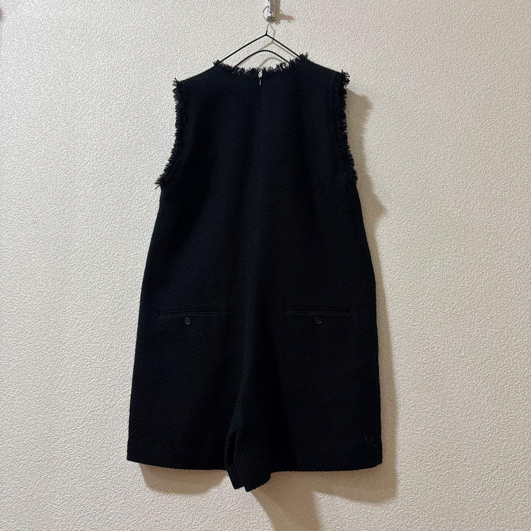 極美品　人気完売品　イエナ　ツィードコンビネゾン　オールインワン　黒