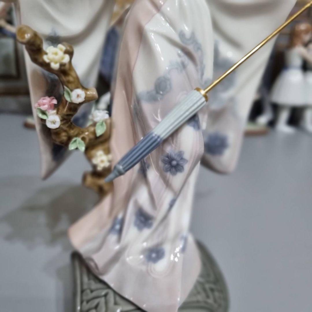 リヤドロ LLADRO テルコ TERUKO 照子 和傘 芸者さん