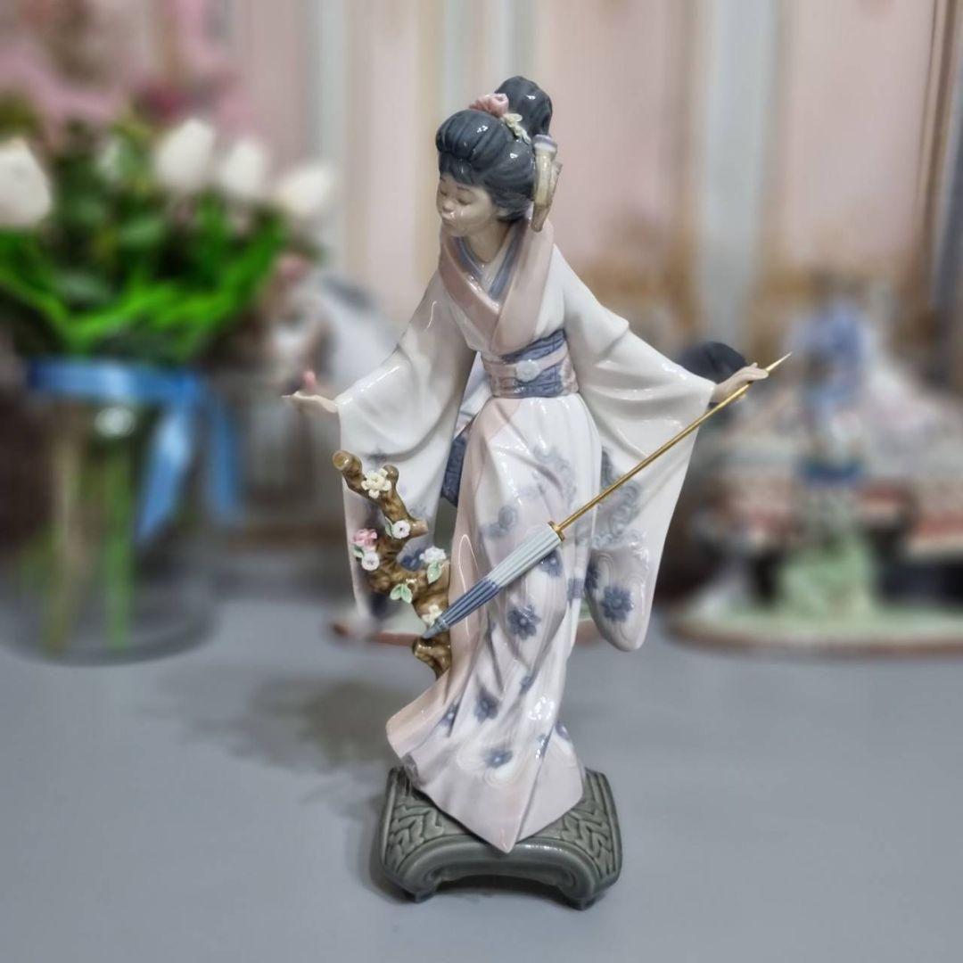 リヤドロ LLADRO テルコ TERUKO 照子 和傘 芸者さん
