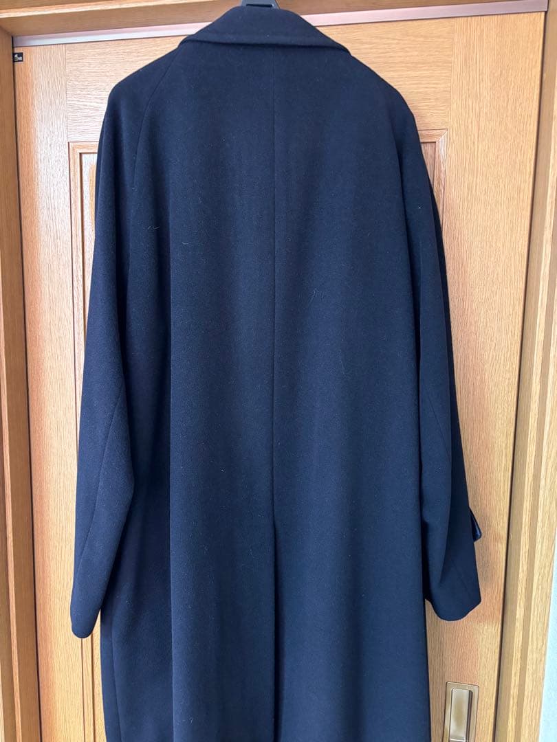 Brooks brothers カシミヤ+ウールのロングコート ネイビー