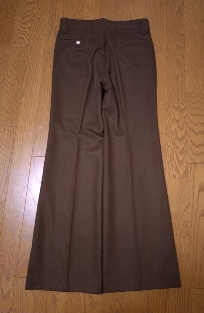 フレア　スラックス　パンツ　フランネル　ヴィンテージ　ビンテージ　昭和レトロ