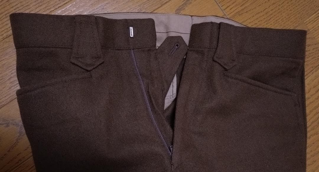 フレア　スラックス　パンツ　フランネル　ヴィンテージ　ビンテージ　昭和レトロ