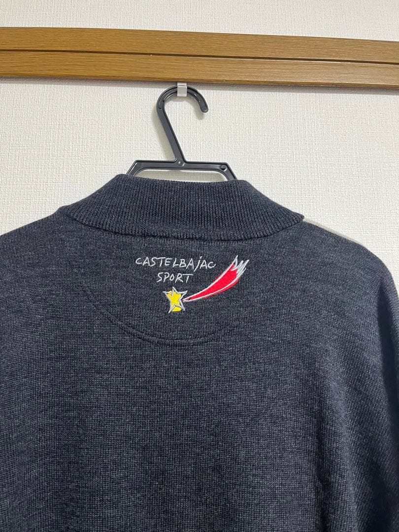 【新品】カステルバジャック/CASTELBAJAC ハーフジップ ニットセーター