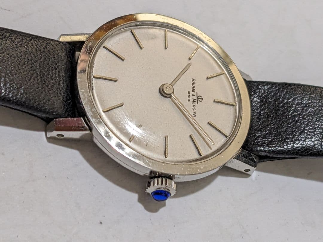 ボームメルシエ　手巻時計　ビンテージ　スイス製　ボーム＆メルシエ　swiss