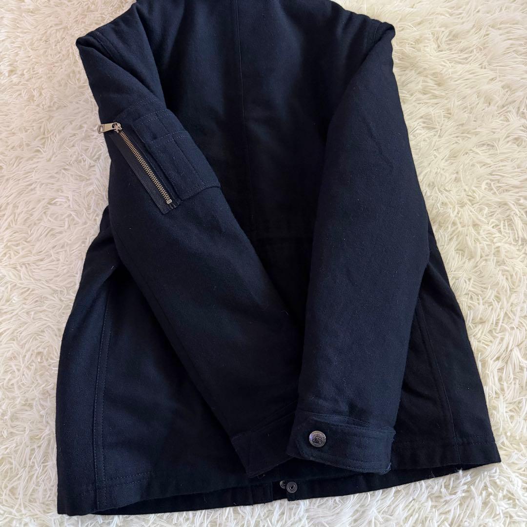 【極美品】【希少】バーバリーブラックレーベル　ウールコート　5way L