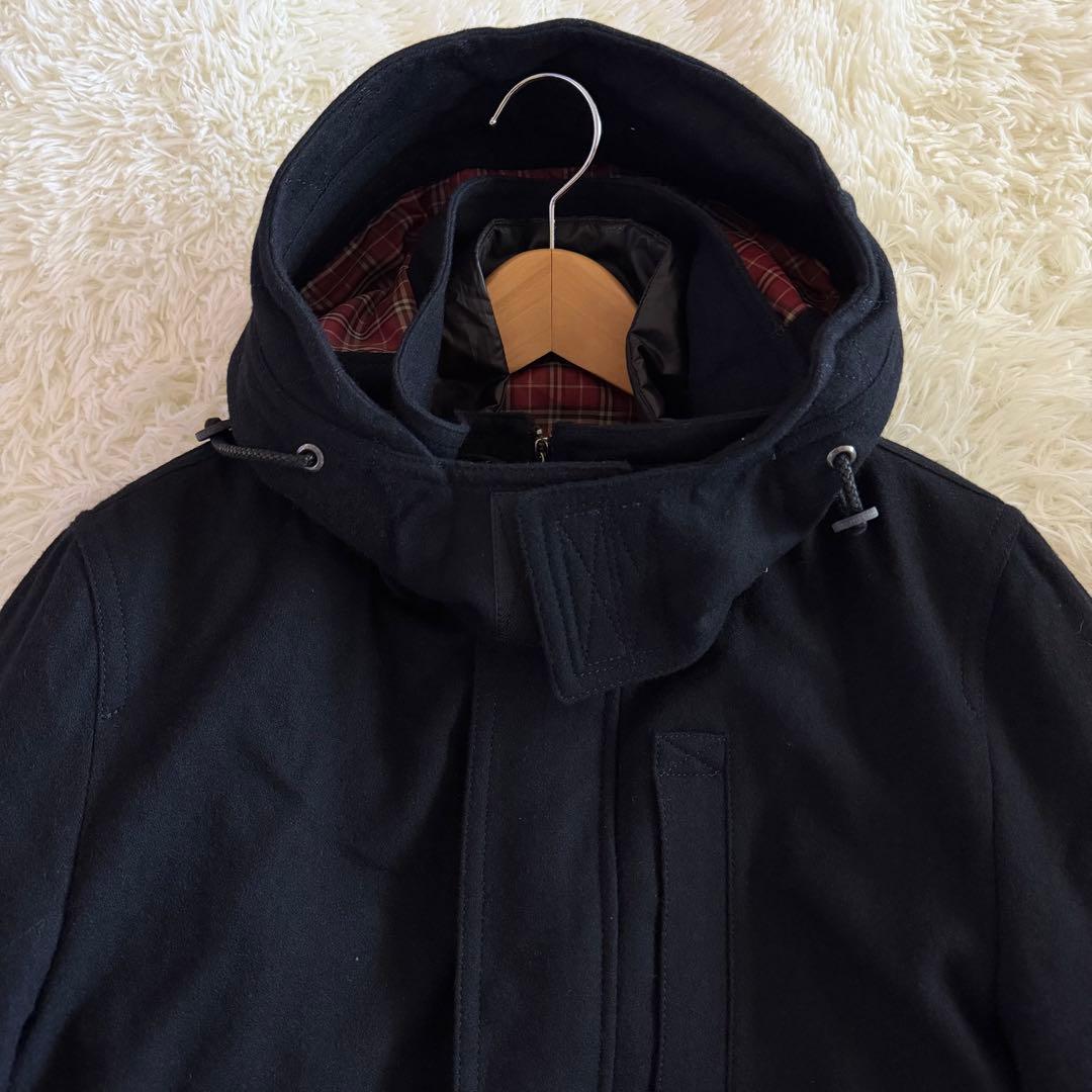 【極美品】【希少】バーバリーブラックレーベル　ウールコート　5way L