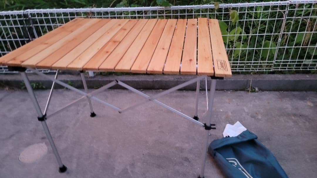 コールマン ナチュラルウッドロールテーブル/90