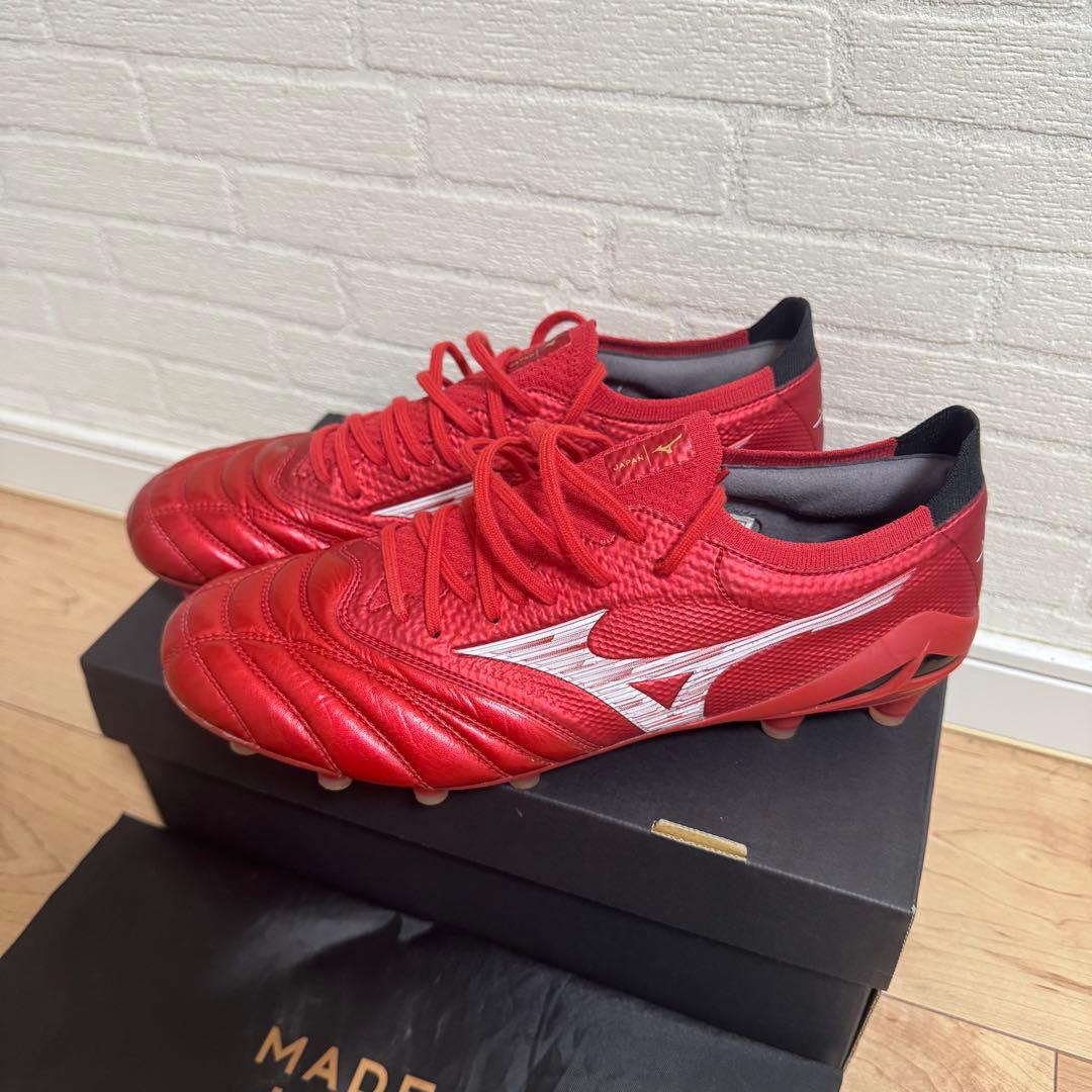 Mizuno Morelia NEO サッカーシューズ レッド 日本製