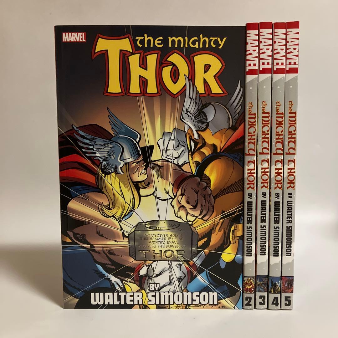 アメコミ　マイティ・ソー　The MIGHTY THOR　1〜5巻セット　英語版