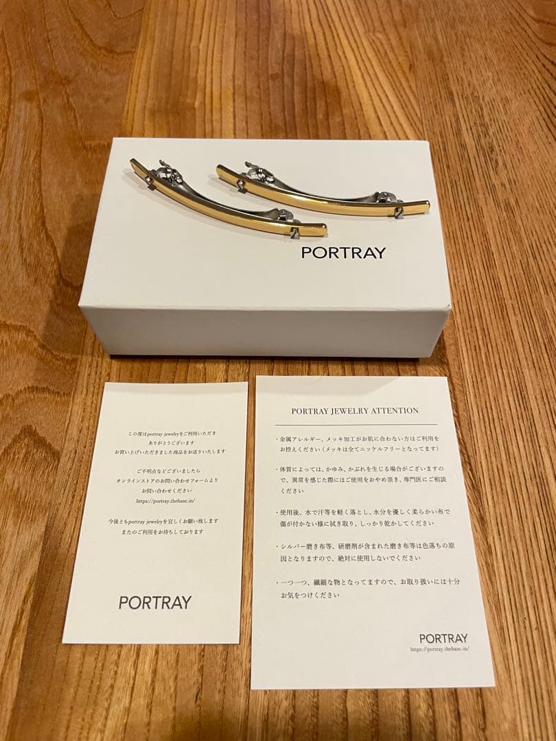 portray jewelry ミニバレッタ03 ゴールド